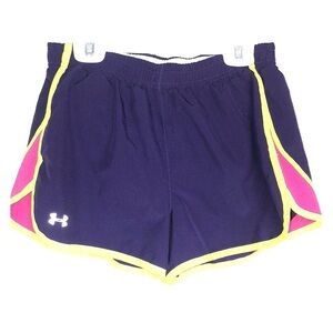 2/$15 Under Armour - Women’s Purple Pink Athletic Running Shorts Small